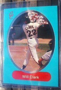 WILL CLARK 1993 COLLECTORS CHRONICLE #10 SILVER SSP ONLY 750 MADE VERY RARE!