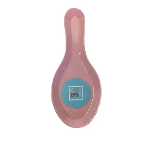 Chefs Atelier Pink Ceramic with Gold Glitter Spoon Rest NEW - Picture 1 of 3