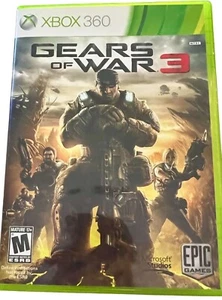 Xbox 360 Gears of War 3  + Stickers  Complete CIB - Picture 1 of 4