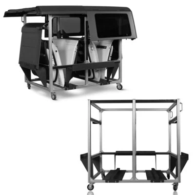 Hardtops + Doors Storage Sliding Cart For Jeep Wrangler TJ JK JL JT Ford Bronco Foto 1 de 4