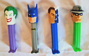 Pez Dispenser Batman Collection Two Face Riddler Joker Collector Set Of Four 4 - Picture 1 of 6