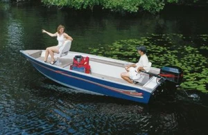 BASIC FISHING BOAT TRAILERABLE COVER 14'5"-15'4" MAX 76" BEAM NO MOTOR HOOD - Picture 1 of 5