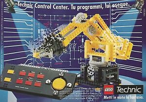 X0305 LEGO - Technic Control Center - Pubblicità del 1992 - Vintage advertising