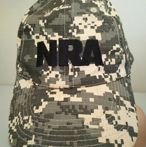 NRA Digital Camo Adjustable Hat Cap Stand And Fight National Rifle Association  - Picture 1 of 6