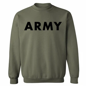 Sudadera Cuello Redondo ARMY en Verde Militar - Adulto Pequeño - 3X - Imagen 1 de 1