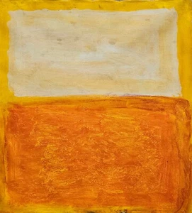 Mark R0thk0 Signed Abstract Expressionist Oil Painting on Canvas - American Art - Picture 1 of 4