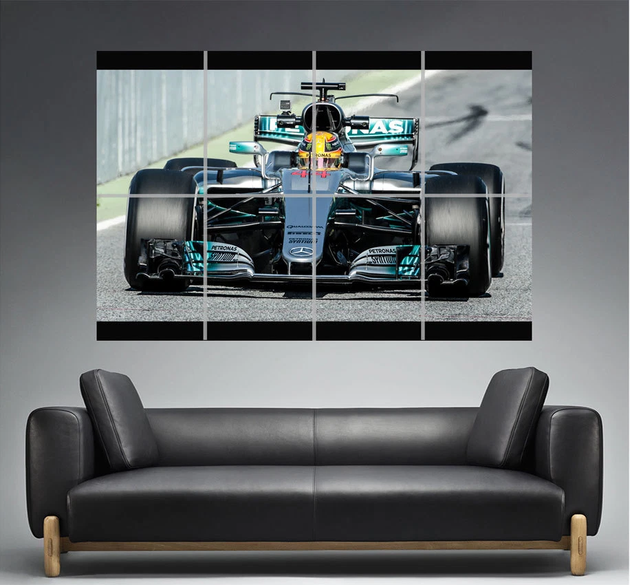 Lewis Hamilton F1 Wall Art Poster Grand format A0 Large Print