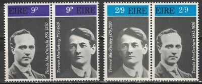 IRLANDA: 1970 SC#285a-287a MNH Tomas MacCurtain, Terence MacSwiney AP2593 Foto 1 de 2