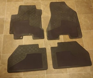 05-09 Hyundai Tucson Factory Rubber All Season Floor Mats Blue  - Picture 1 of 5