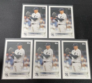 2022 Topps Series 2 #382 Jordan Montgomery - New York Yankees lot of 5 A13 - Picture 1 of 11