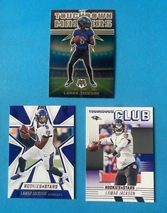 3 Karten Lamar Jackson Football Lot Baltimore Ravens (S211) - Bild 1 von 2