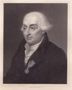 Portrait "La Grande" 1736-1813, Astronom, StSt.1836 v. Robert Hart,12,6x10,7 cm - Picture 1 of 2