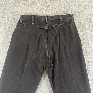 Vintage Wrangler Jeans Womens 30x32 Black Bareback Western Cowgirl Made in USA - Picture 1 of 15