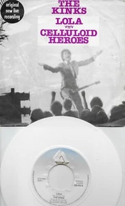 THE KINKS  Lola / Celluloid Heroes  Import WHITE vinyl 45 with PicSleeve - Picture 1 of 1