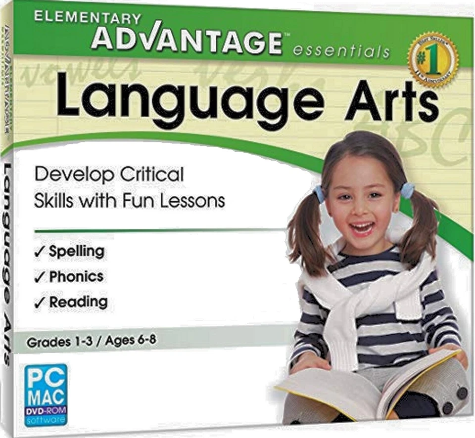 ELEMENTARY ADVANTAGE ESSENTIALS. LANGUAGE ARTS. SPELLING, PHONICS, AND  READING  - Image 1 of 1