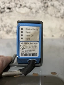 SICK CLV410-2010S02 /CLV4102010S02 fixed bar code reader, square backet included - Picture 1 of 5