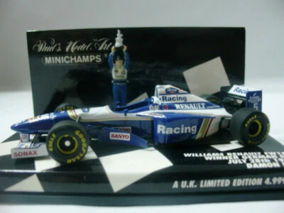 WOW EXTREMELY RARE Williams FW18 Hill Winner Hockenheim 1996 1:43 Minichamps - Image 1 of 3