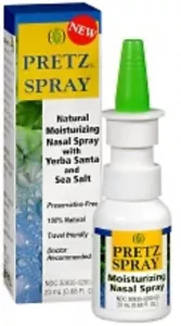 Pretz Spray Natural Moisturizing Nasal Spray with Yerba Santa & Sea Salt 0.68 Oz - Picture 1 of 5