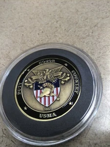 West Point United States Military Academy Honor Duty Country UMSA Challenge Coin - Picture 1 of 2