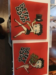 Betty Boop 4 Small Red Collector's Plates 10.5" - Picture 1 of 2