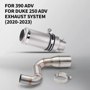 For duke 125 Adventure RC390/390ADV2020-2023 Motorcycle Exhaust 51mm MufflerPipe - Picture 1 of 25