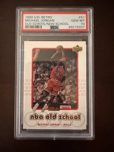 1999 Upper Deck Michael Jordan Old School #S1 PSA 10 - Bild 1 von 2