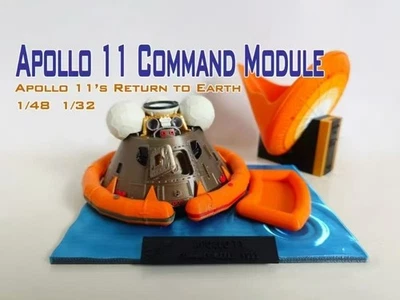 1/48 Scale Apollo Command Module Spacecraft 3D Prainted Finished Model Toy Gifts - Image 1 of 4