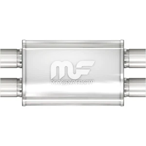 MagnaFlow Performance Exhaust Muffler 11385 Dual  2.25" Inlet Outlet 4X9 Oval - Picture 1 of 4
