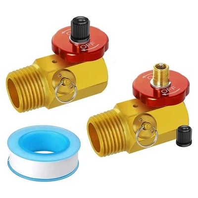 2 Pack Air Tank Manifold with Filler Opening, Safety Valve and 1/2-Zo2447 - Image 1 of 4