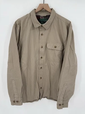 Woolrich Shirt Jacket Men’s Large Flannel Lined Work Wear Barn Chore Shacket - Image 1 of 4