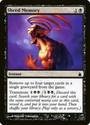 (2x) SHRED MEMORY - Ravnica: City of Guilds – MTG Magic the Gathering Card - Image 1 of 4