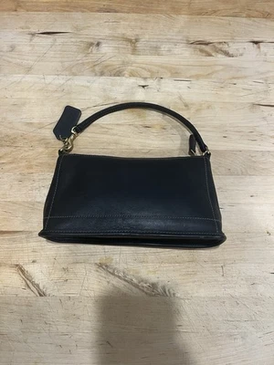 Vintage Coach Demi Bleeker 9311 Hand Bag Pouch Black Vintage USA - Image 1 of 4