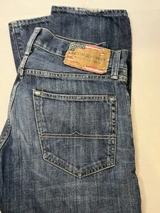 Ralph Lauren Denim & Supply Straight Jeans Herren 31x30 Wash American Flag 90s - Bild 1 von 14