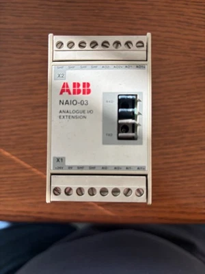 ABB NAIO-03 ANALOG INPUT OUTPUT EXTENSION MODULE - Image 1 of 3