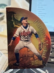 1999 Metal Universe #4 PM Chipper Jones Planet Metal braves - Picture 1 of 2