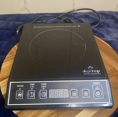 Duxtop 1800W Portable Induction Cooktop Countertop Burner, Black 9100MC/BT-M20B - Image 1 of 4