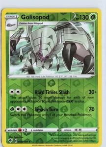 Golisopod (018/189), SWSH03: Darkness Ablaze, Holograma Inverso, Holo Raro - Imagen 1 de 2