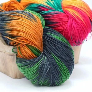 Cotton Yarn Eco Dyed Yarn Sweaters Baby Sweater Crochet Yarn Durability - Picture 1 of 74