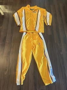 Los Angeles Lakers Vtg Nike Team Issue Warm Up Jacket WITH BREAK Pants XL 2000s - Picture 1 of 9