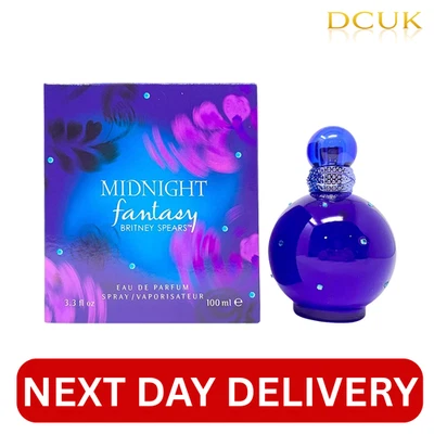 BRITNEY SPEARS MIDNIGHT FANTASY 100ML EAU DE PARFUM New Sealed Same Day Dispatch