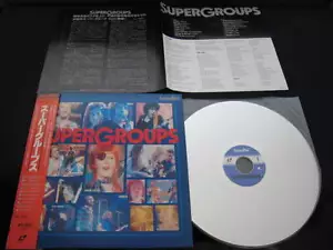 Supergroups Japan Laserdisc LD Bowie Queen Freddie Thin Lizzy Sabbath Genesis - Picture 1 of 1