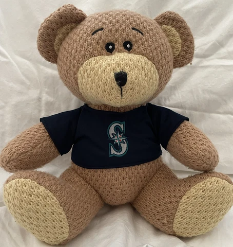 Seattle Mariners MLB FOCO Stuffed Bear Plush Rare Cover