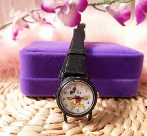 Vintage LORUS Quartz Mickey Mouse Uhr WIE GELESEN - Bild 1 von 5