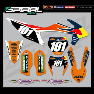 Custom MX Graphics Kit Factory US KTM SX SXF 125 250 350 450 2021 - Bild 1 von 5