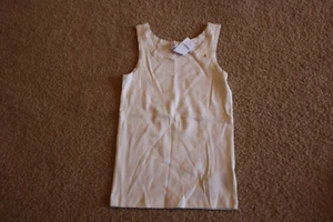 Gap Kids Girl’s White Tank Top 100% Cotton Size S 6 - 7 - Picture 1 of 5
