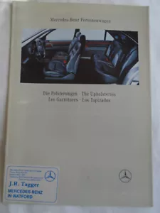 Mercedes Upholsteries brochure Jun 1991 multilingual text - Picture 1 of 1