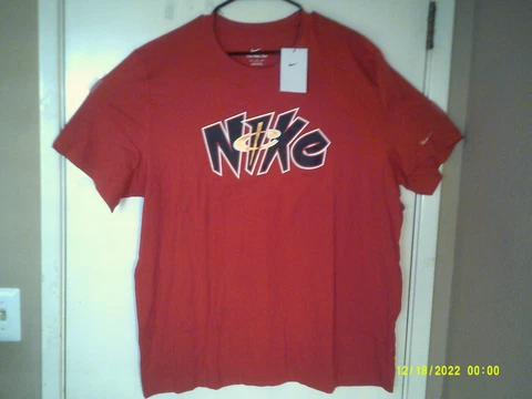 NEW NIKE PENNY HARDAWAY "Lil Penny Air Max Tee" MEN'S RED BRONZE T-SHIRT 2XL Cover