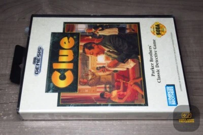 Clue 1ST PRINT Hard Copy (Sega Genesis 1992) FACTORY SEALED! - RARE! - Image 1 of 4