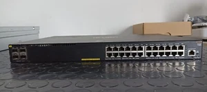 HPE Aruba 2930F 24G PoE+ 4SFP+ Switch JL255A - Picture 1 of 5