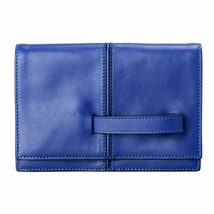 Valentino Garavani Women's Blue 100% Leather Clutch Handbag Bag - Picture 1 of 6